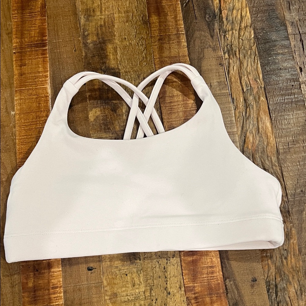 Athleta Light Pink Sports Bra